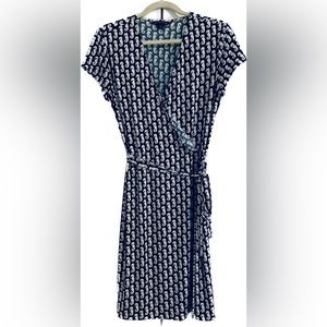 Brooks Brothers faux wrap dress